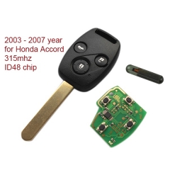 CN003001 for Honda Accord ( 2003 - 2007 year ) 3 button remote key 315mhz with ID48 chip