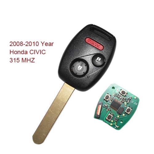 CN003015 2008-2010 Honda CIVIC Remote Key 2+1 Button 315 MHZ ID46