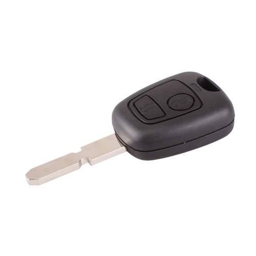 CS009012 Replacement Remote Key Case Fob 2 Button for Peugeot 406 407 307107 205 206 207 Uncut Blade