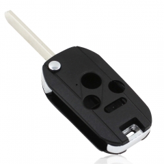 CS003025 4 Buttons 3 Button+Panic Folding Flip Remote Key Shell Case for Honda 2003 2008 2009 Accord Cr-V Civic