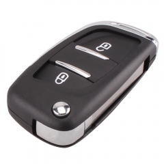 CS009009 For Peugeot 207 307 308 407 807 2 Buttons Modified Flip Folding Remote Key Shell Case