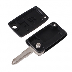 CS009003 Modified New Style 2 Buttons Folding Key Blank Remote Case Cover For Peugeot 206 306 406 Flip Key Shell