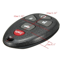 CN014027 Chevrolet 5 button Remote Set (315MHz FCC IDOUC60270)