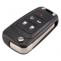 CS013006 5 Buttons Flip Folding Remote Key Shell For Buick Excelle Verano La Crosse Regal Car Alarm Housing Keyless Entry Fob Case