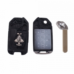 CS003017 Folding Car Key Flip Key Shell Cover Case 2 Button Remote Smart Key Case For Honda CITY Marina XRV Wisdom + Logo