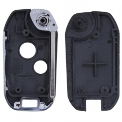 CS003006 2 Button Folding Flip Uncut Blade Remote Car key case Shell fob cover Keyless for Honda Accord Civic CRV Pilot