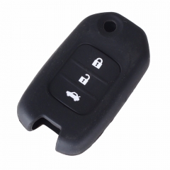 CS003030 3 Button Key Cover Smart Remote Key Case Silicone Cover For Honda Fit M...