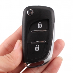 CS009009 For Peugeot 207 307 308 407 807 2 Buttons Modified Flip Folding Remote Key Shell Case