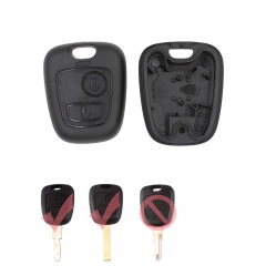 CS009031 2 Button Remote Key FOB CASE For Peugeot 107 207 307 407 406 806 Citroe...