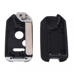 CS003012 2 Button + Panic 3 Button Modified Flip Folding Remote Key Shell For HONDA Odyssey Rigeline Accord Fob Case