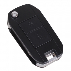CS009007 Modified 2 Buttons Folding Key Blank Remote Case Cover For Peugeot 206 306 406 Flip Key Shell