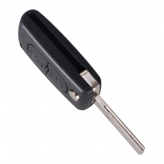 CS009001 2 Button Remote Flip Floding Key Shell Cases Fob For Peugeot 107 207 307 307S 308 407 607 2BT DKT0269 CE0536