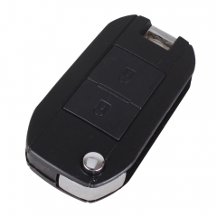 CS009007 Modified 2 Buttons Folding Key Blank Remote Case Cover For Peugeot 206 306 406 Flip Key Shell