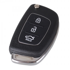 CS020009 3 Buttons Flip Folding Remote Key Shell Fob Key Case For Hyundai Mistra ix35 ix45 Series 2 Verna With LOGO