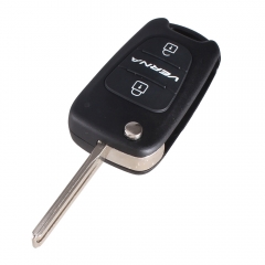 CS020006 Remote Flip Folding Key Shell Case For Hyundai VERNA 3 Buttons Keyless ...