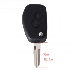 CS010006 2 Button Modified Key Shell For Renault Dacia Modus Duster Clio Espace Flip Folding Key Blank Car Key With Logo