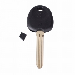 CS020001 Transponder Key Shell With Left Key Blade Fob Key Blank Cover Replacement Case For Hyundai With Logo