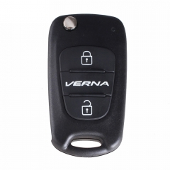 CS020006 Remote Flip Folding Key Shell Case For Hyundai VERNA 3 Buttons Keyless Entry Fob Cover Car Alarm Housing