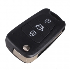 CS020011 3 Buttons HOLD Button Flip Folding Remote Key Shell For Hyundai IX35