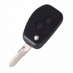 CS010006 2 Button Modified Key Shell For Renault Dacia Modus Duster Clio Espace Flip Folding Key Blank Car Key With Logo