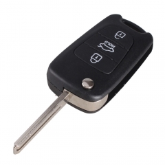 CS020011 3 Buttons HOLD Button Flip Folding Remote Key Shell For Hyundai IX35