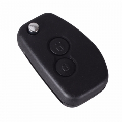 CS010006 2 Button Modified Key Shell For Renault Dacia Modus Duster Clio Espace Flip Folding Key Blank Car Key With Logo