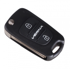 CS020006 Remote Flip Folding Key Shell Case For Hyundai VERNA 3 Buttons Keyless Entry Fob Cover Car Alarm Housing