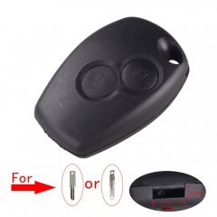 CS010009 No Blade 2 Button Key Shell Case For Renault Megane Modus Espace Laguna Duster Logan DACIA Sandero Fluence Clio Kangoo