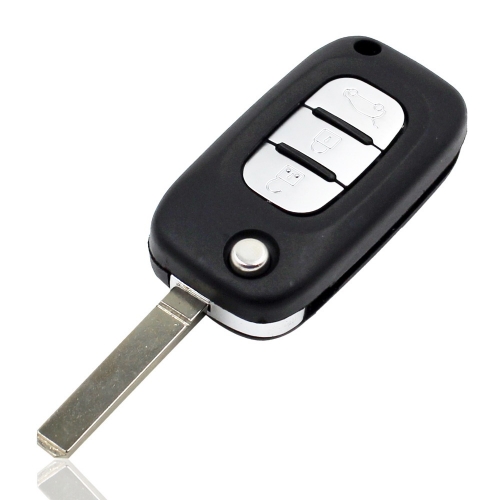 CS010018 NEW 3 Buttons Remote Flip Key Shell For Renault Clio Kangoo Modus Megane