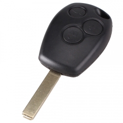 CS010016 3 Button Key Car Cover Case Shell Uncut Blade For Renault Clio Modus La...