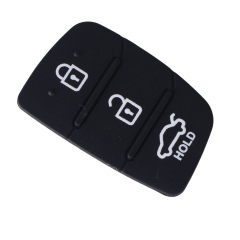 CS020015 Replacement Rubber Case Car Key Pad For Hyundai 3 Buttons Key Shell Blank Cover