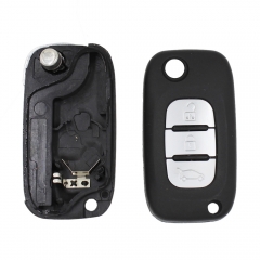 CS010018 NEW 3 Buttons Remote Flip Key Shell For Renault Clio Kangoo Modus Megane