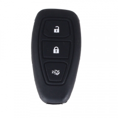 CS018001 Silicone car key case 3 buttons Car Key Case Cover for 2013 2014 Ford New Mondeo silicone Auto Key Cover smart key cover
