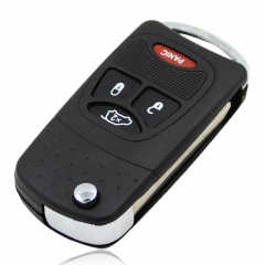 CS015018 4 Buttons Flip Remote Key Shell refit for Chrysler Dodge Jeep Avenger Nitro Fob Folding Key Case