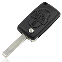 CS016019 For Citroen C8 4 Button FOB Remote Key CASE Uncut Blade HU83 CE0523