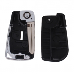 CS011011 Modified 3 Buttons Flip Folding Remote Car Key Shell Case For Mitsubishi Lancer Outlander Uncut Right Blade