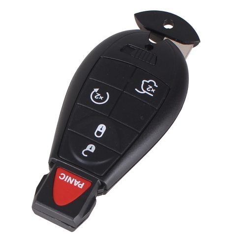 CS015021 4+1 5 button Replacement Car Key Shell Blank Case for Chrysler Jeep Dodge
