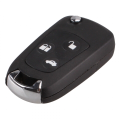 CS018011 3 Buttons Remote Folding Key Flip Shell Case Uncut Blank Fob For Ford Focus Mondeo