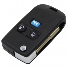CS018016 3 Buttons Remote Key Case Shell Fob Folding Flip For Ford Transit MK6 Connect Maverick