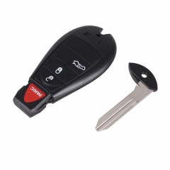 CS015020 Car Key Case For Chrysler 4 Button Remote Key Shell Case Chrysler 300c Key With Key Blade