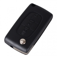 CS016021 3 Button Remote Flip Folding Key Shell Case Fob For CITROEN C2 C3 C4 C5 C6 PICASSO CE0536 HU83