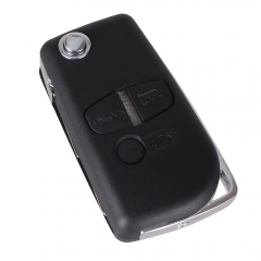 CS011011 Modified 3 Buttons Flip Folding Remote Car Key Shell Case For Mitsubishi Lancer Outlander Uncut Right Blade