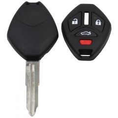 CS011007 3 2+1 Buttons Remote Key Shell Case Fob For Mitsubishi Endeavor Outlander 2016