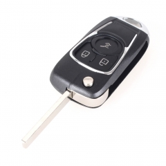 CS014005 3 Buttons Modified Flip Folding Remote car Key Shell Keyless Entry Case For Chevrolet Cruze For Buick Uncut HU100 Blade