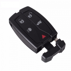 CS004010 Replacement 5 Button Remote Key Shell Uncut Blade Fob Case Fit For Land Rover Freelander 2 3