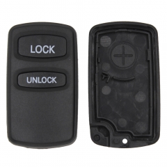 CS011001 2 Button Remote FOB Alarm Replacement Shell For MITSUBISHI Lancer Outlander Endeavor Galant