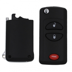 CS015010 3 Buttons Remote Flip Folding Car Key Shell Case for Chrysler Dodge Jeep Car Key Cover Uncut Blade Keyless Car Key Case