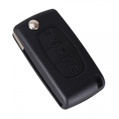 CS016021 3 Button Remote Flip Folding Key Shell Case Fob For CITROEN C2 C3 C4 C5 C6 PICASSO CE0536 HU83