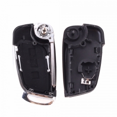 CS016015 MODIFIED 3 BUTTON FLIP REMOTE KEY FOB CASE FOR CITROEN C2 C3 C4 C5 C6 XSARA GRAND PICASSO CE0536 With Logo