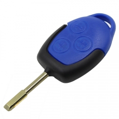 CS018008 Replacement 3 Button Transit Connect Set Remote Key Shell For Ford Blue...